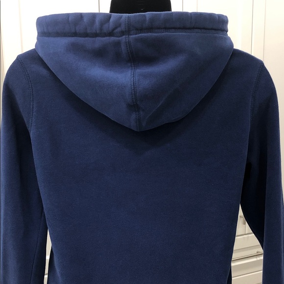 🦫Roots Hoodie with Chenille Patch - Women’s XXS - Blue/Mustard- Yellow - Picture 10 of 15